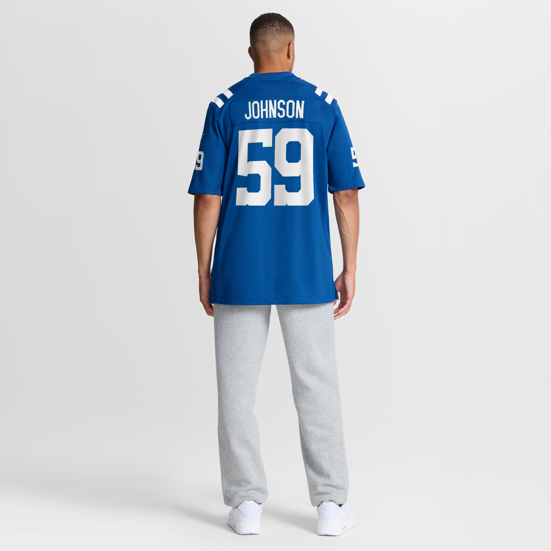 Buddy Johnson Indianapolis Colts Nike Team Game Jersey - Royal Official NFL Team Apparel Football Fan Gear