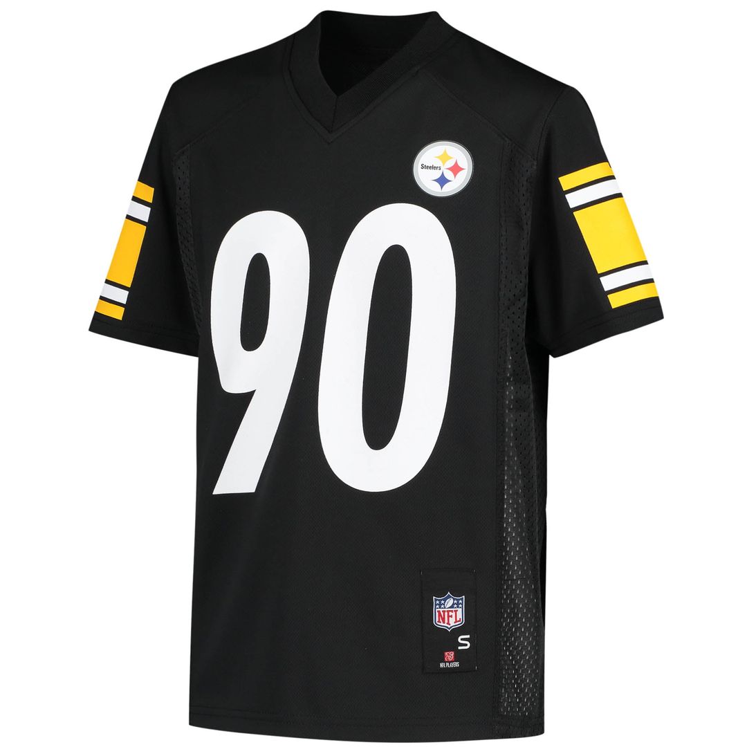 T.J. Watt Pittsburgh Steelers Youth Replica Player Jersey - Black Official NFL Team Apparel Football Fan Gear