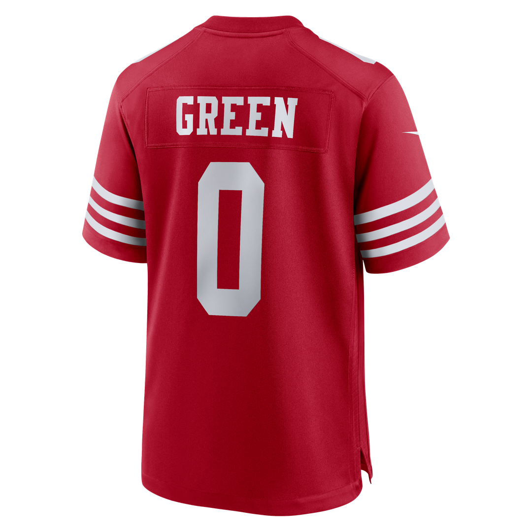 Renardo Green San Francisco 49ers Nike Game Jersey - Scarlet Official NFL Team Apparel Football Fan Gear