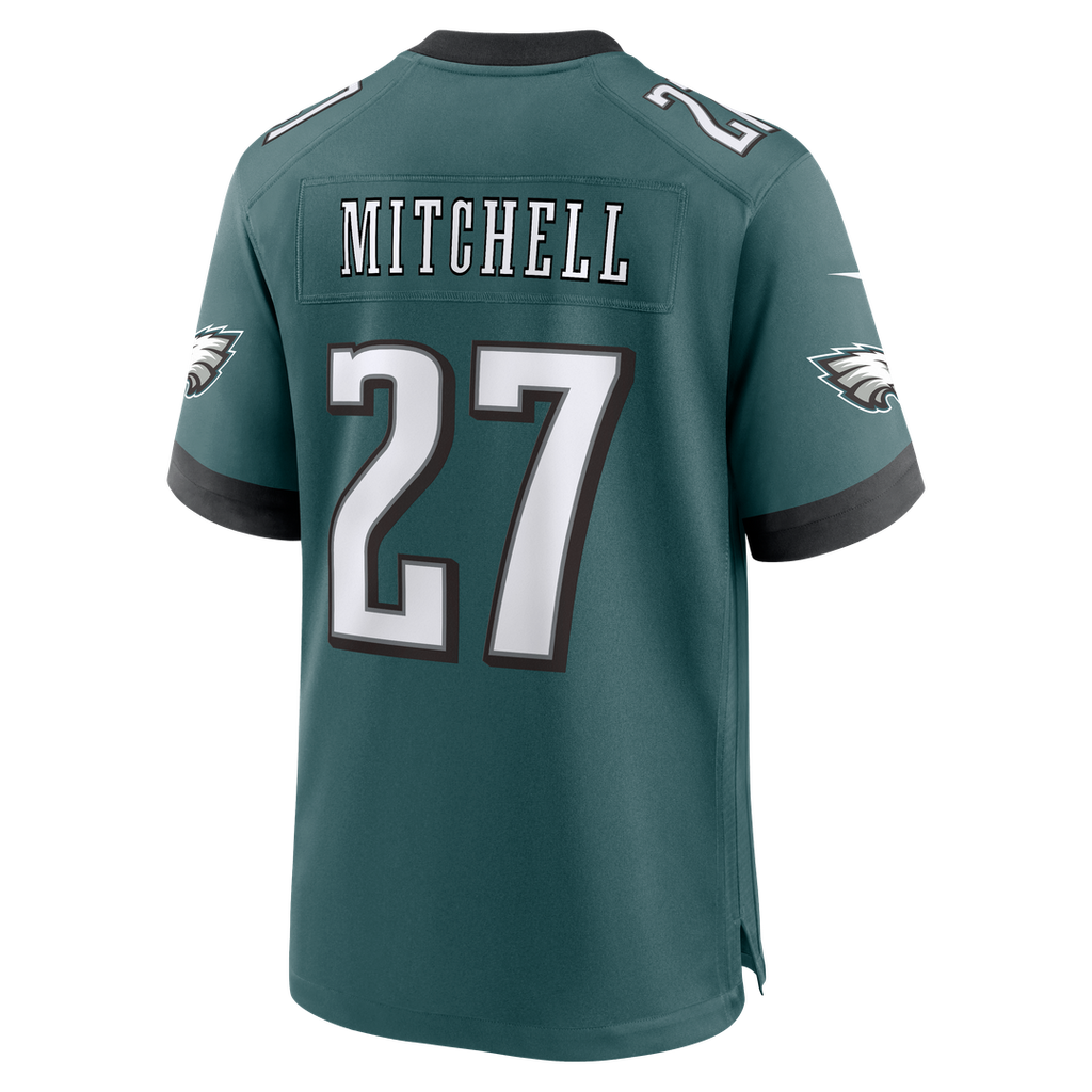 Quinyon Mitchell Philadelphia Eagles Nike Alternate Game Jersey - Kelly Green Official NFL Team Apparel Football Fan Gear