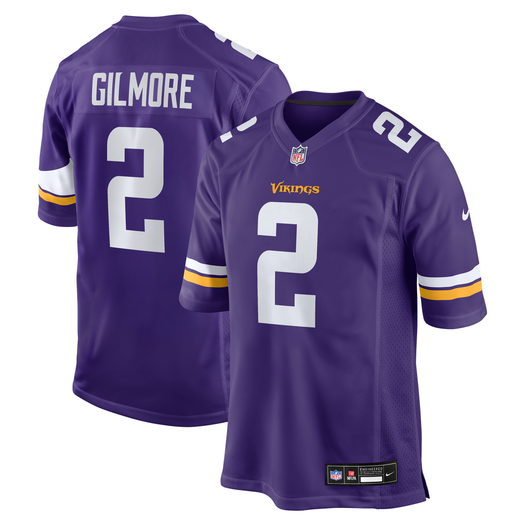 Stephon Gilmore Minnesota Vikings Nike Game Jersey - Purple Official NFL Team Apparel Football Fan Gear