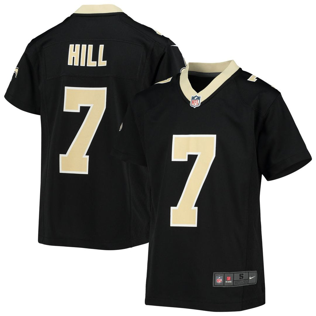 Taysom Hill New Orleans Saints Nike Youth Game Jersey - Black Official NFL Team Apparel Football Fan Gear