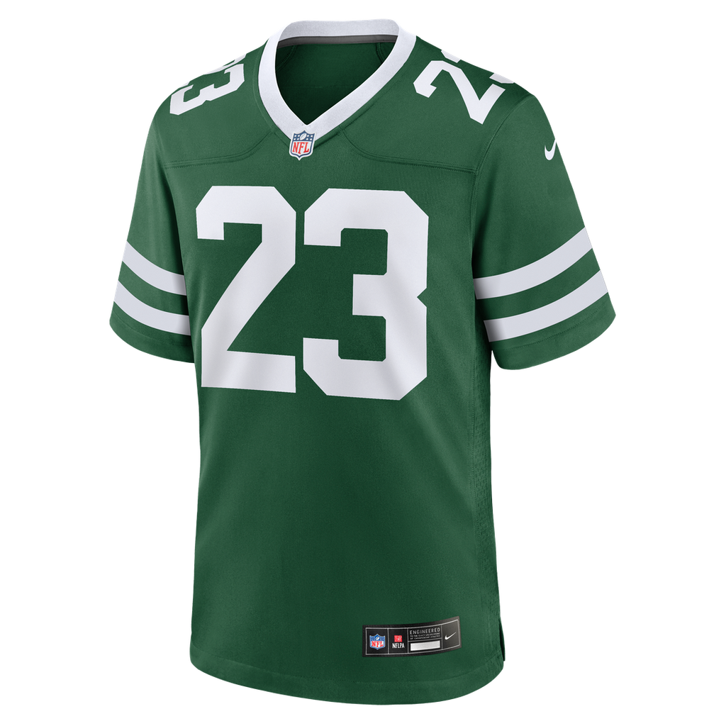 Azareye'h Thomas New York Jets Nike Team Game Jersey - Legacy Green Official NFL Team Apparel Football Fan Gear