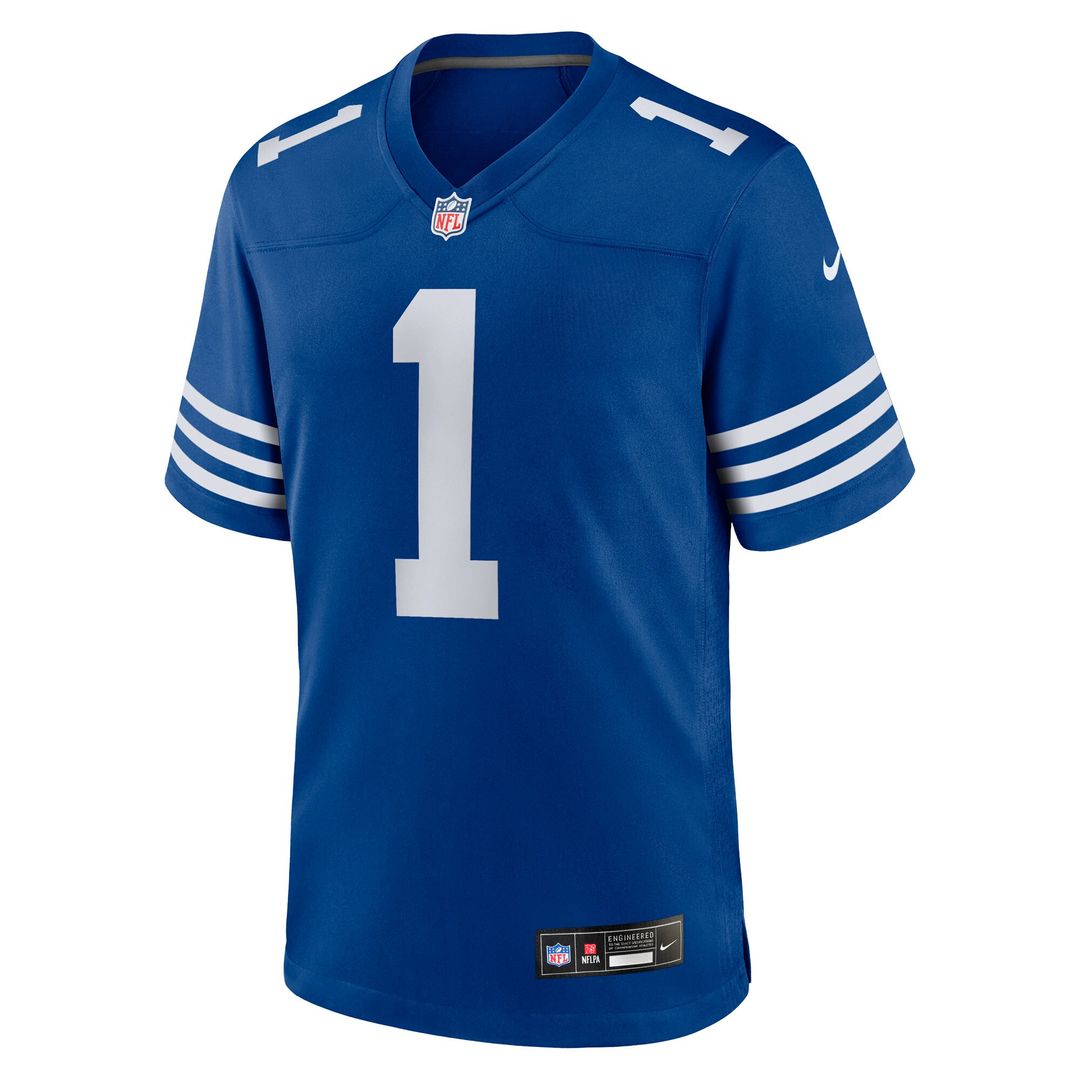 Ahmad Sauce Gardner Indianapolis Colts Nike Alternate Game Jersey - Royal Official NFL Team Apparel Football Fan Gear