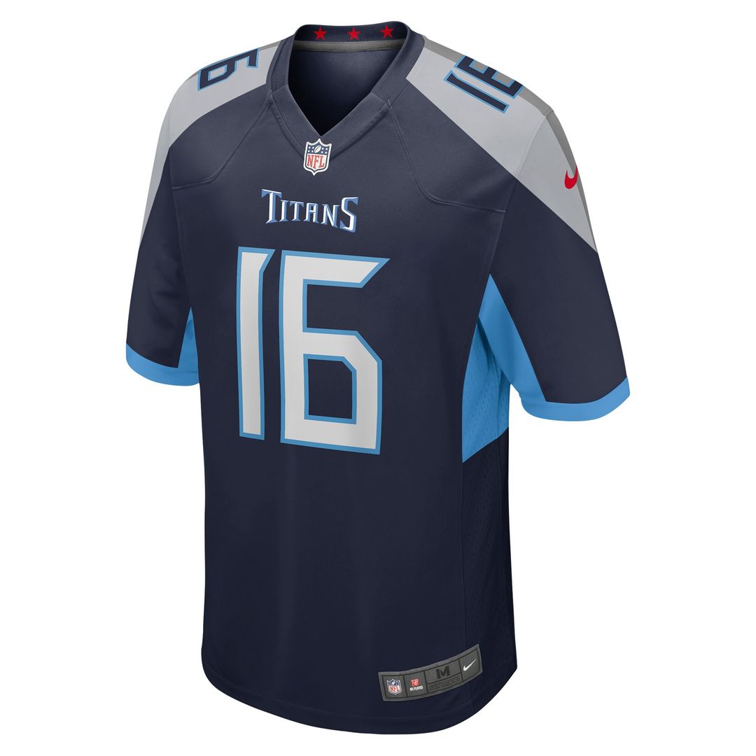 Treylon Burks Tennessee Titans Nike Player Game Jersey - Navy Official NFL Team Apparel Football Fan Gear
