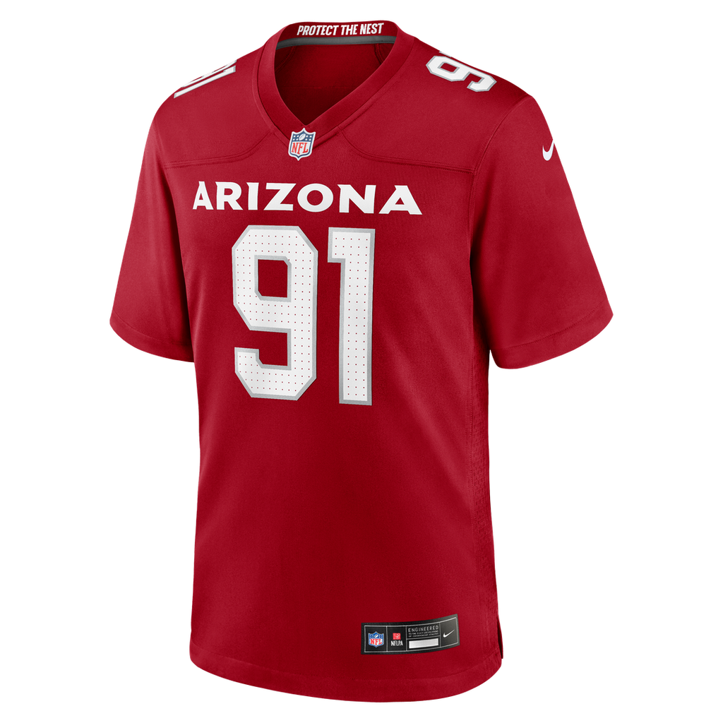 L.J. Collier Arizona Cardinals Nike Team Game Jersey - Cardinal Official NFL Team Apparel Football Fan Gear