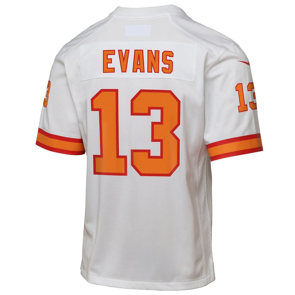 Mike Evans '76 Tampa Bay Buccaneers Youth Game Jersey - White Official NFL Team Apparel Football Fan Gear