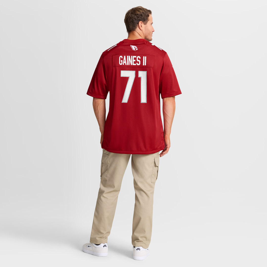 Jon Gaines II Arizona Cardinals Nike Team Game Jersey - Cardinal Official NFL Team Apparel Football Fan Gear