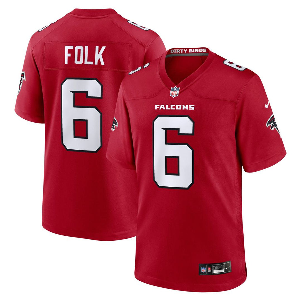 Nick Folk Atlanta Falcons Nike Team Game Jersey - Red Official NFL Team Apparel Football Fan Gear