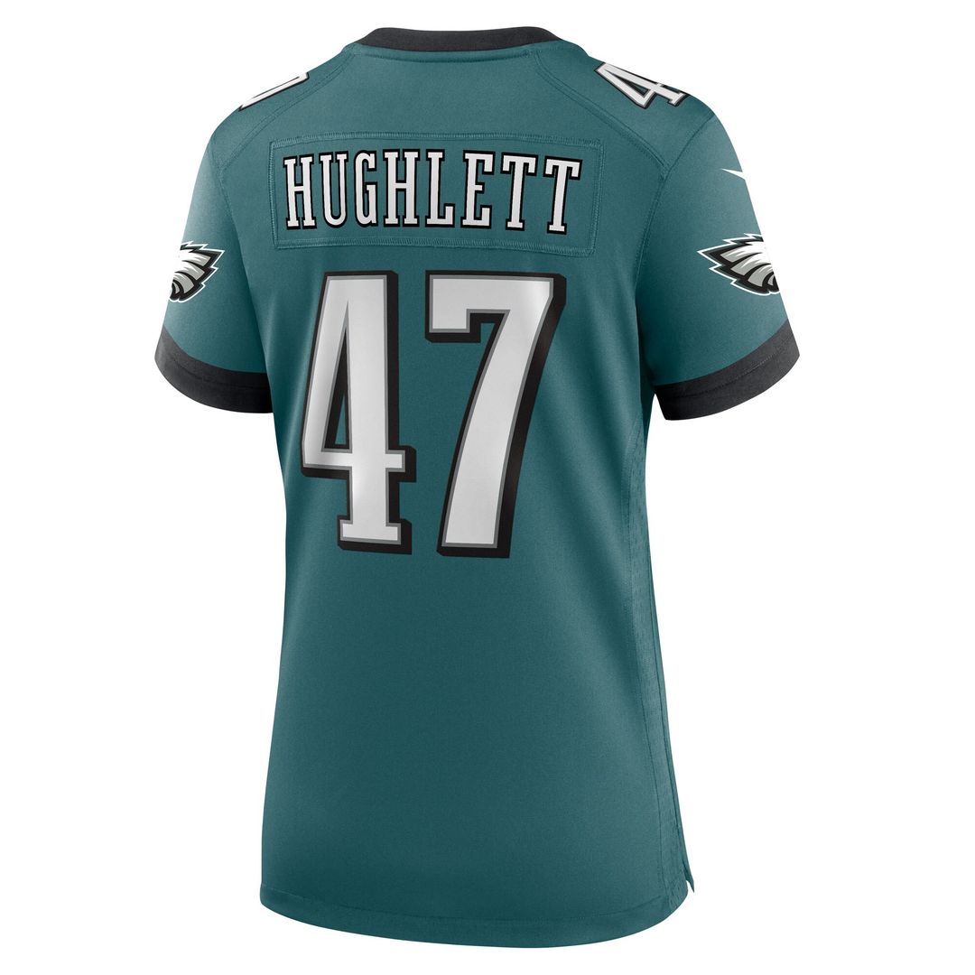 Charley Hughlett Philadelphia Eagles Nike Women's Team Game Jersey - Midnight Green Official NFL Team Apparel Football Fan Gear