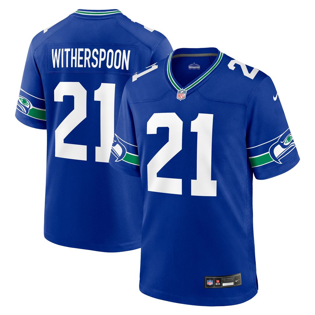 Devon Witherspoon Seattle Seahawks Nike Game Jersey - White Official NFL Team Apparel Football Fan Gear