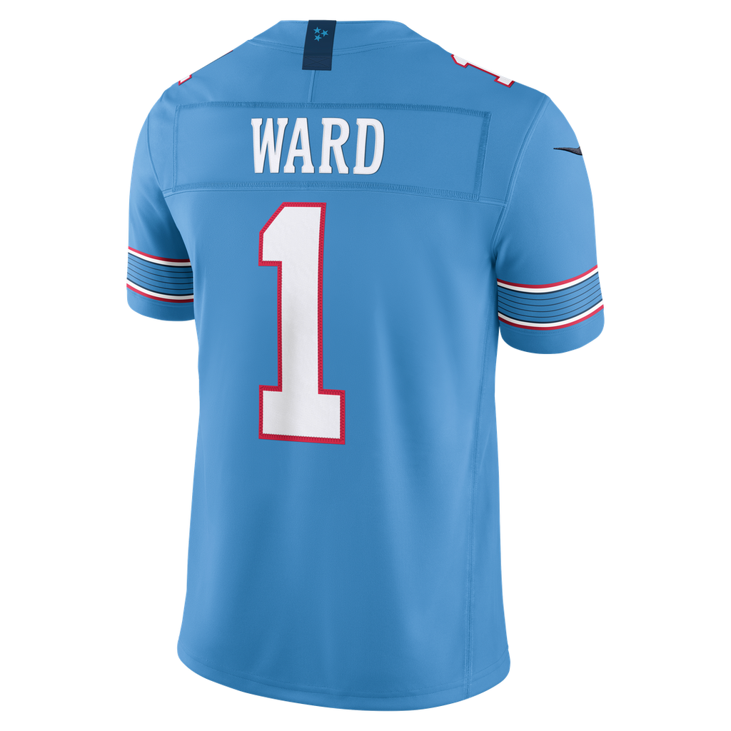Cameron Ward Tennessee Titans Nike Vapor F.U.S.E. Stitched Limited Jersey - White Official NFL Team Apparel Football Fan Gear