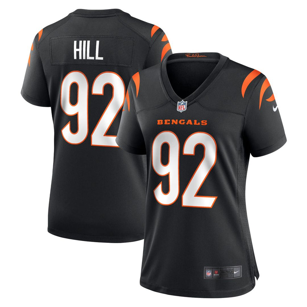 B.J. Hill Cincinnati Bengals Nike Women's Game Jersey - Black Official NFL Team Apparel Football Fan Gear