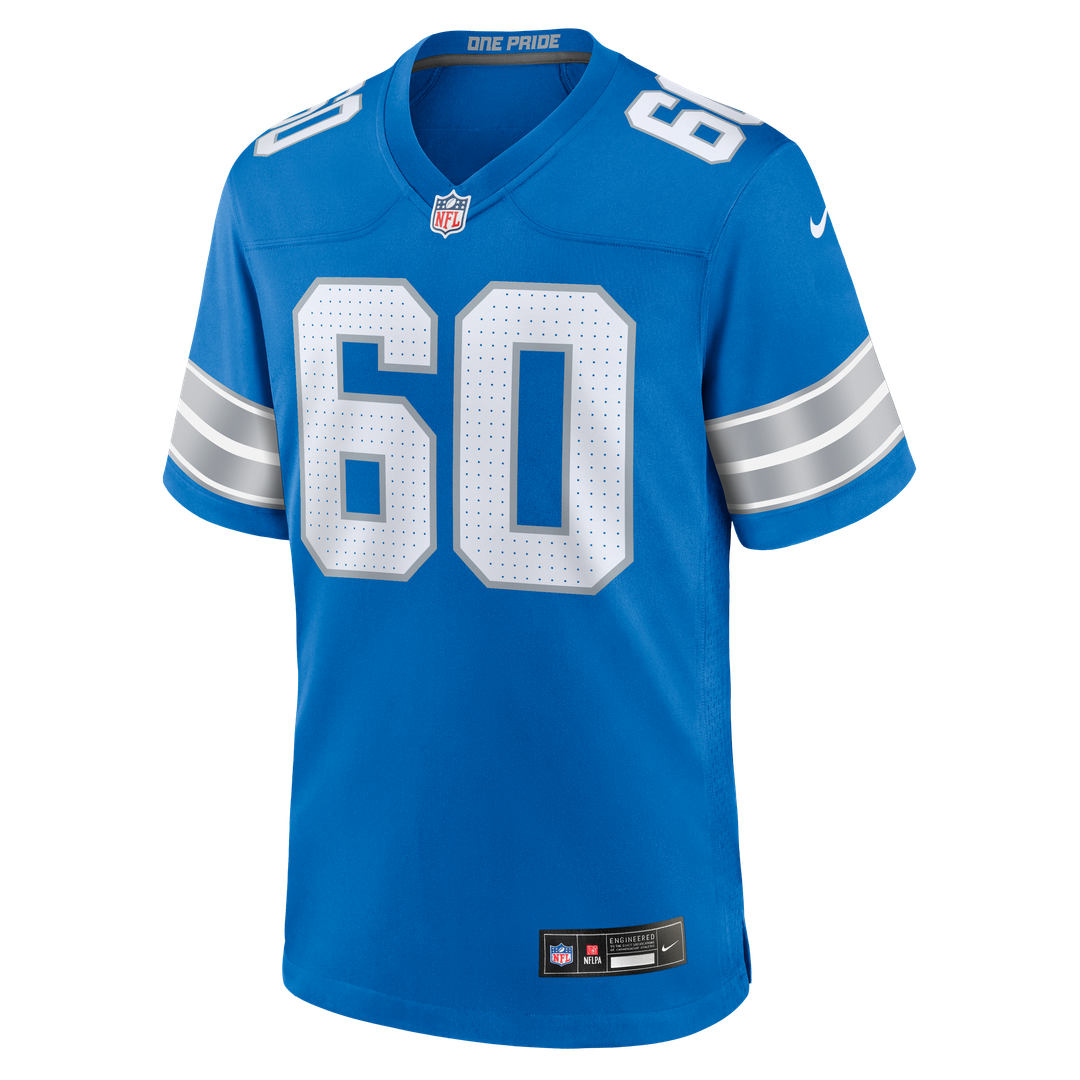 Graham Glasgow Detroit Lions Nike Team Game Jersey - Blue Official NFL Team Apparel Football Fan Gear