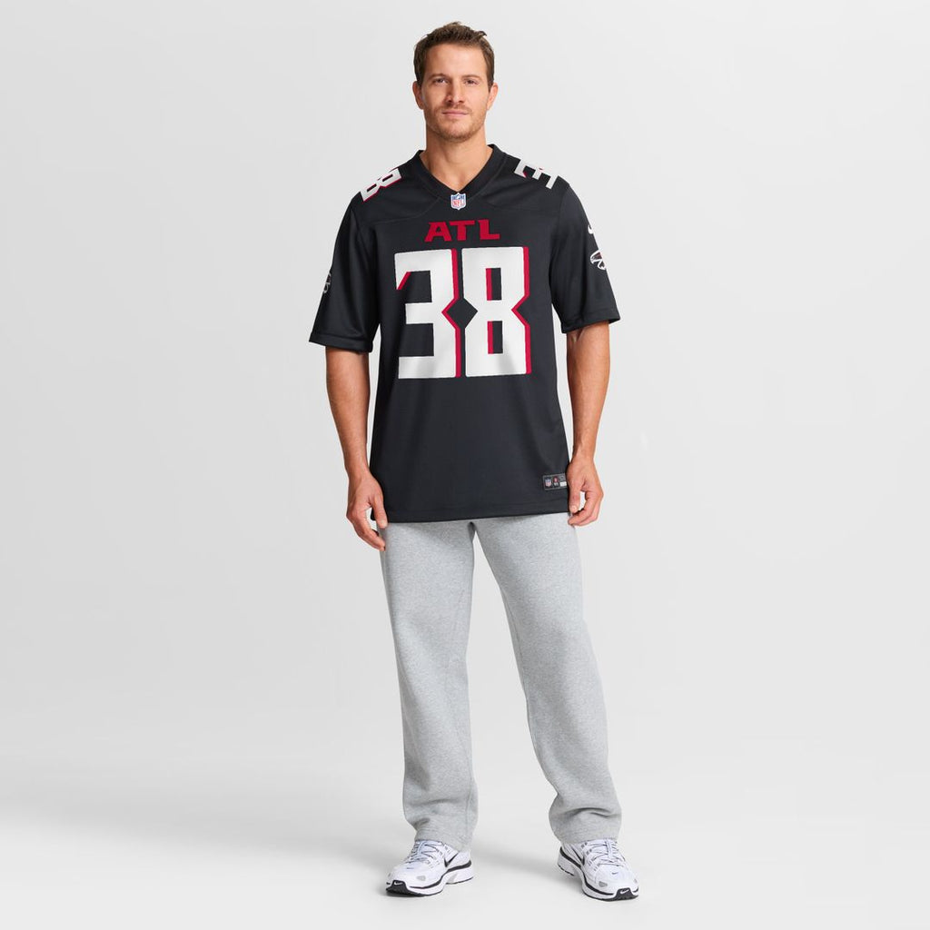 Nathan Carter Atlanta Falcons Nike Team Game Jersey - Black Official NFL Team Apparel Football Fan Gear