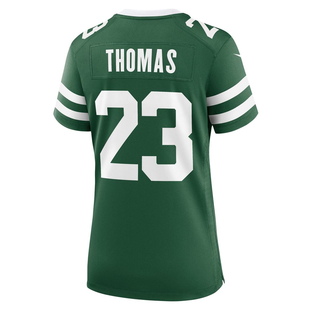 Azareye'h Thomas New York Jets Nike Women's Team Game Jersey - Legacy Green Official NFL Team Apparel Football Fan Gear