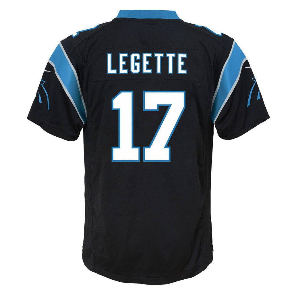 Xavier Legette Carolina Panthers Nike Youth Team Game Jersey - Black Official NFL Team Apparel Football Fan Gear