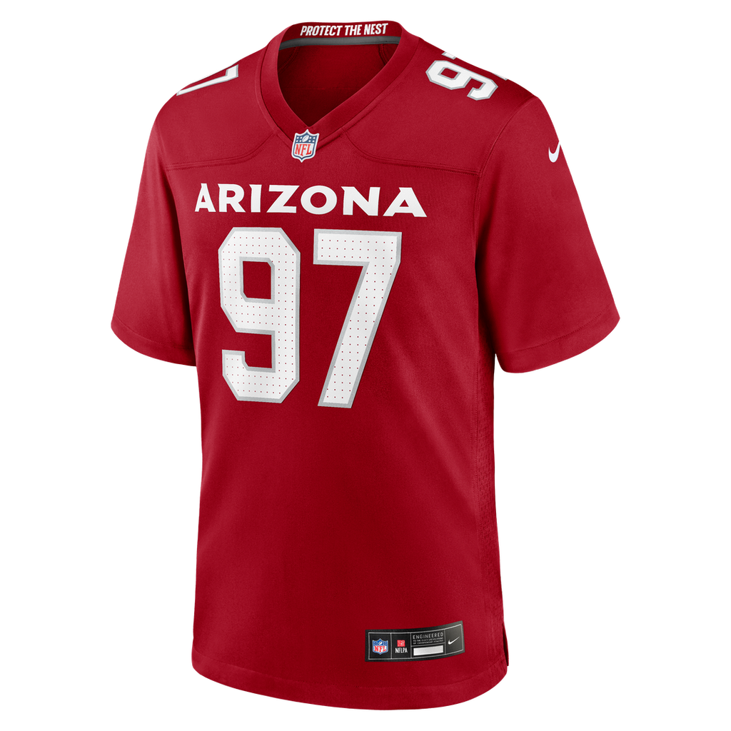 Walter Nolen Arizona Cardinals Nike Game Player Jersey - Cardinal Official NFL Team Apparel Football Fan Gear