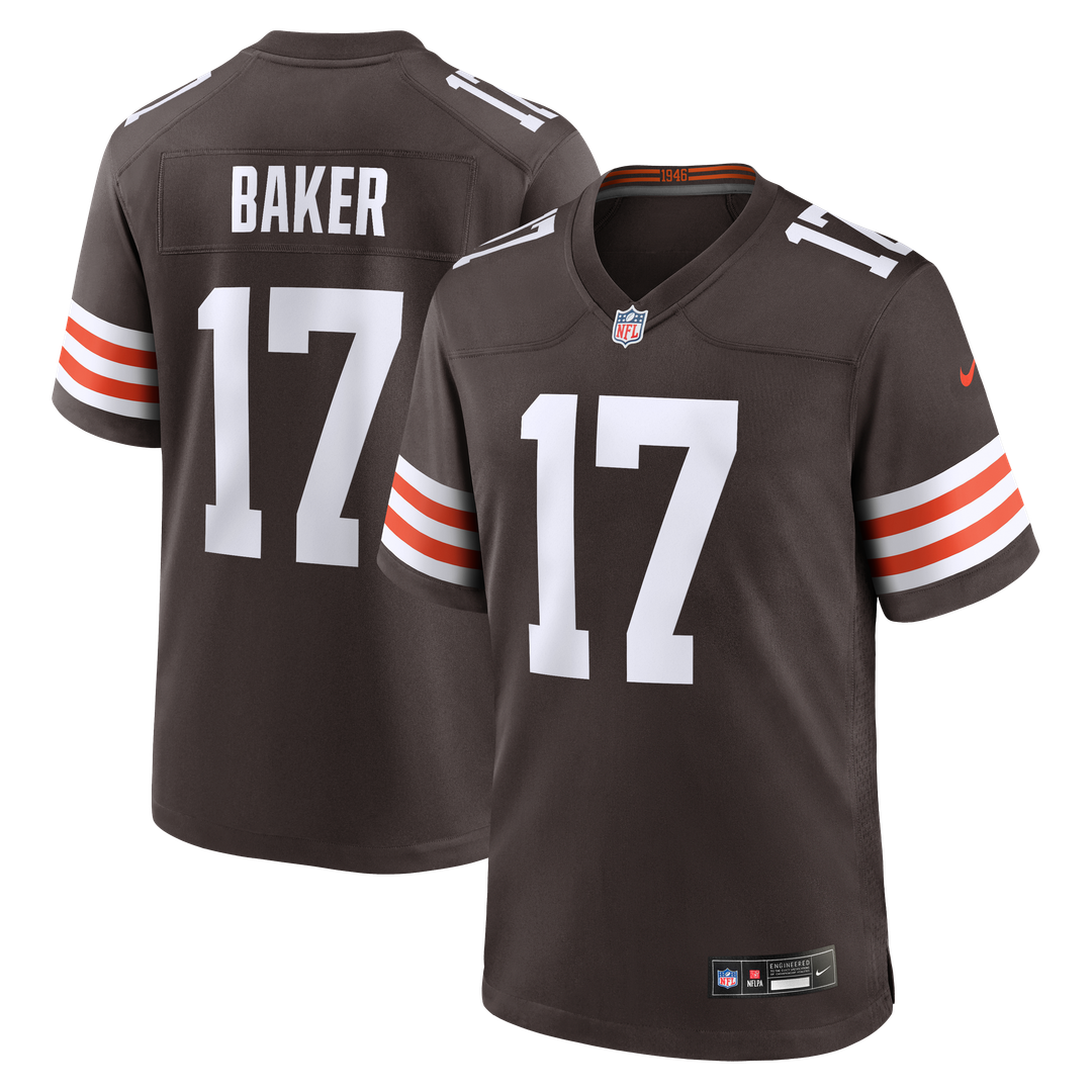 Jerome Baker Cleveland Browns Nike Team Game Jersey - Brown Official NFL Team Apparel Football Fan Gear