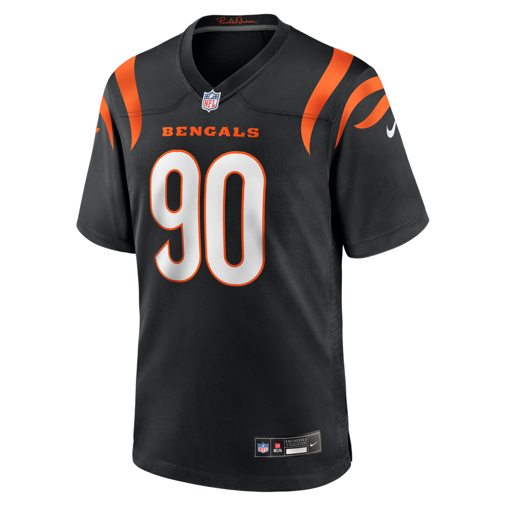 Kris Jenkins Jr. Cincinnati Bengals Nike Game Jersey - Black Official NFL Team Apparel Football Fan Gear