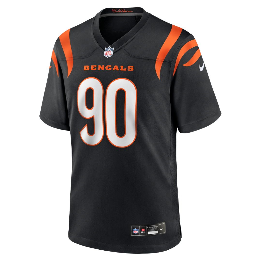 Kris Jenkins Jr. Cincinnati Bengals Nike Game Jersey - Black Official NFL Team Apparel Football Fan Gear