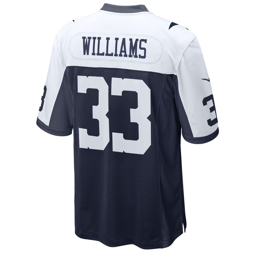Javonte Williams Dallas Cowboys Nike Alternate Game Jersey - Navy Official NFL Team Apparel Football Fan Gear
