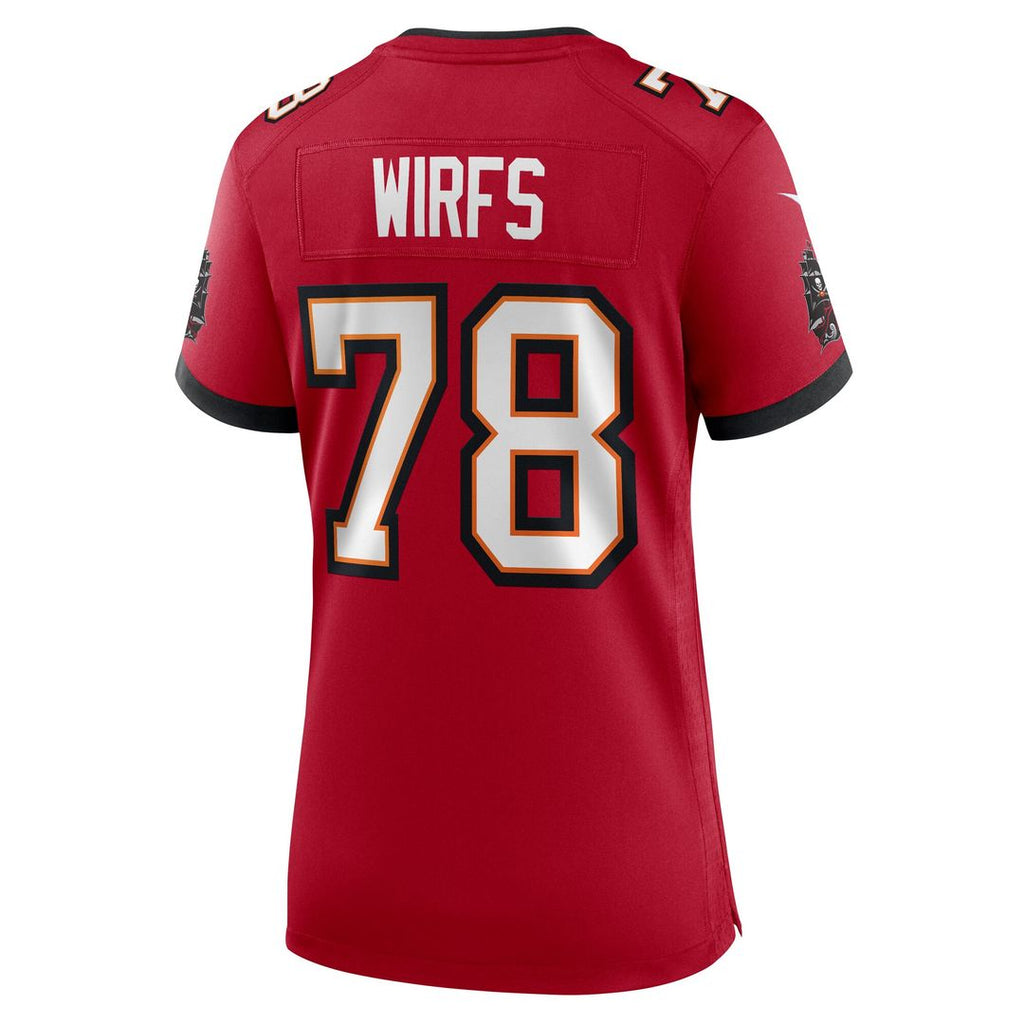 Tristan Wirfs Tampa Bay Buccaneers Nike Women's Team Game Jersey - Red Official NFL Team Apparel Football Fan Gear