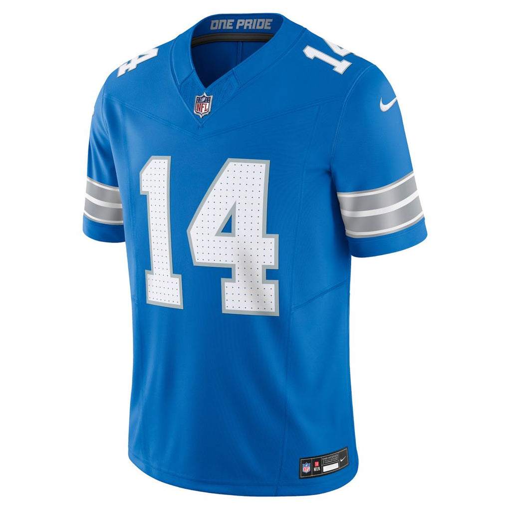 Amon-Ra St. Brown Detroit Lions Nike Vapor F.U.S.E. Limited Jersey - Blue Official NFL Team Apparel Football Fan Gear