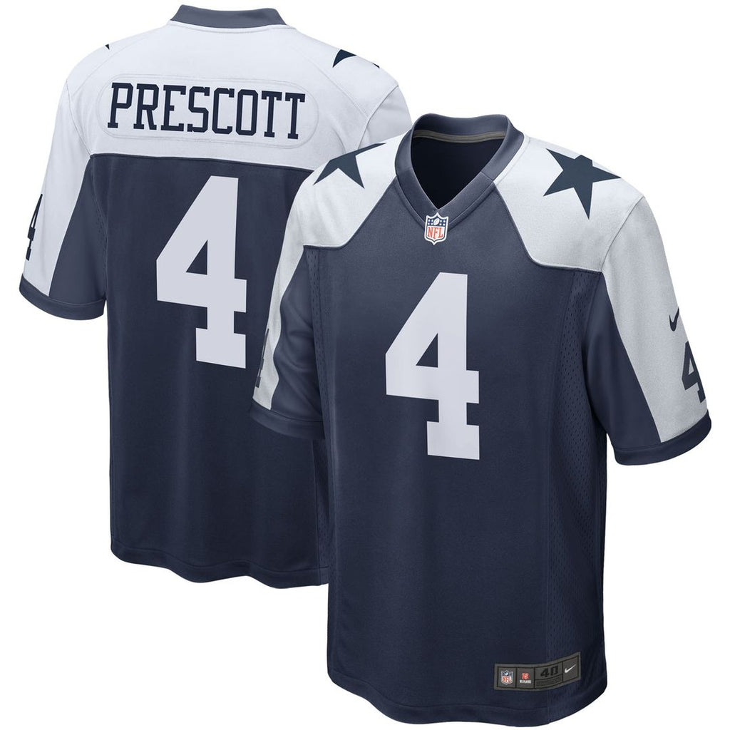 Dak Prescott Dallas Cowboys Nike Alternate Game Team Jersey - Navy Official NFL Team Apparel Football Fan Gear