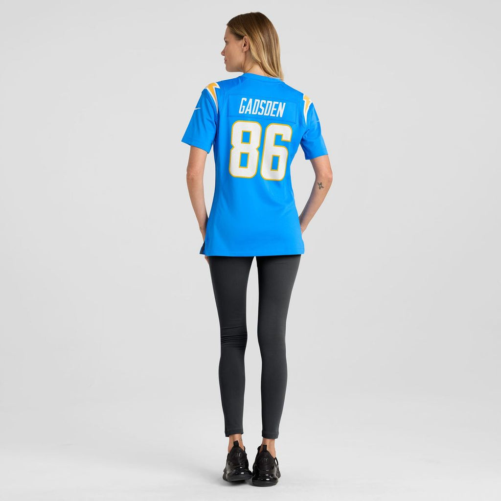 Oronde Gadsden Los Angeles Chargers Nike Women's Team Game Jersey - Powder Blue Official NFL Team Apparel Football Fan Gear