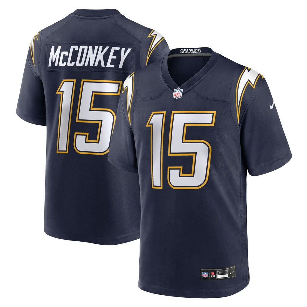 Ladd McConkey Los Angeles Chargers Nike Alternate Super Chargers Game Player Jersey - Navy Official NFL Team Apparel Football Fan Gear