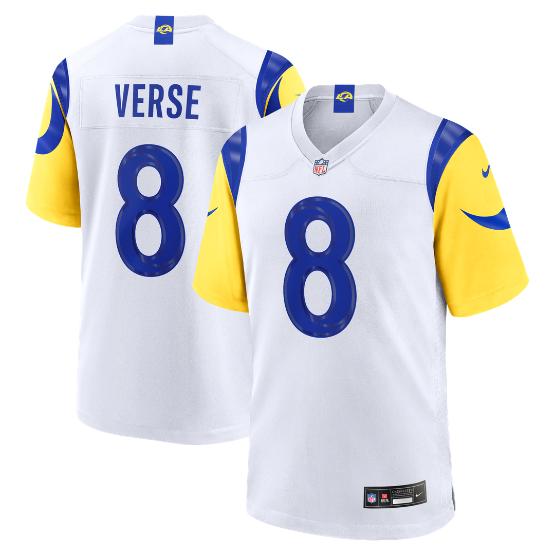 Jared Verse Los Angeles Rams Nike White Game Player Jersey - White Official NFL Team Apparel Football Fan Gear
