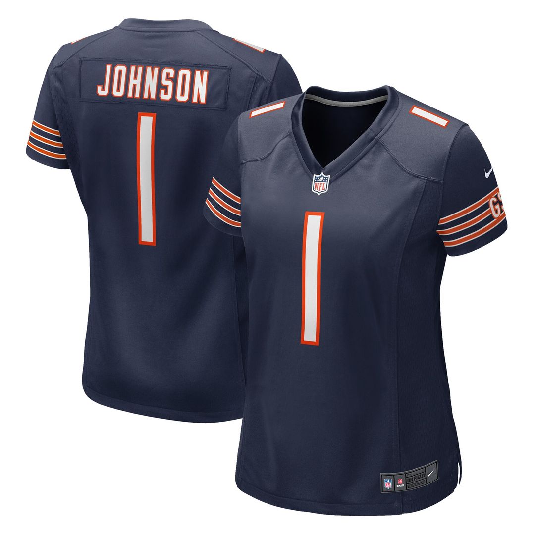 Jaylon Johnson Chicago Bears Nike Women's Game Jersey - Navy Official NFL Team Apparel Football Fan Gear