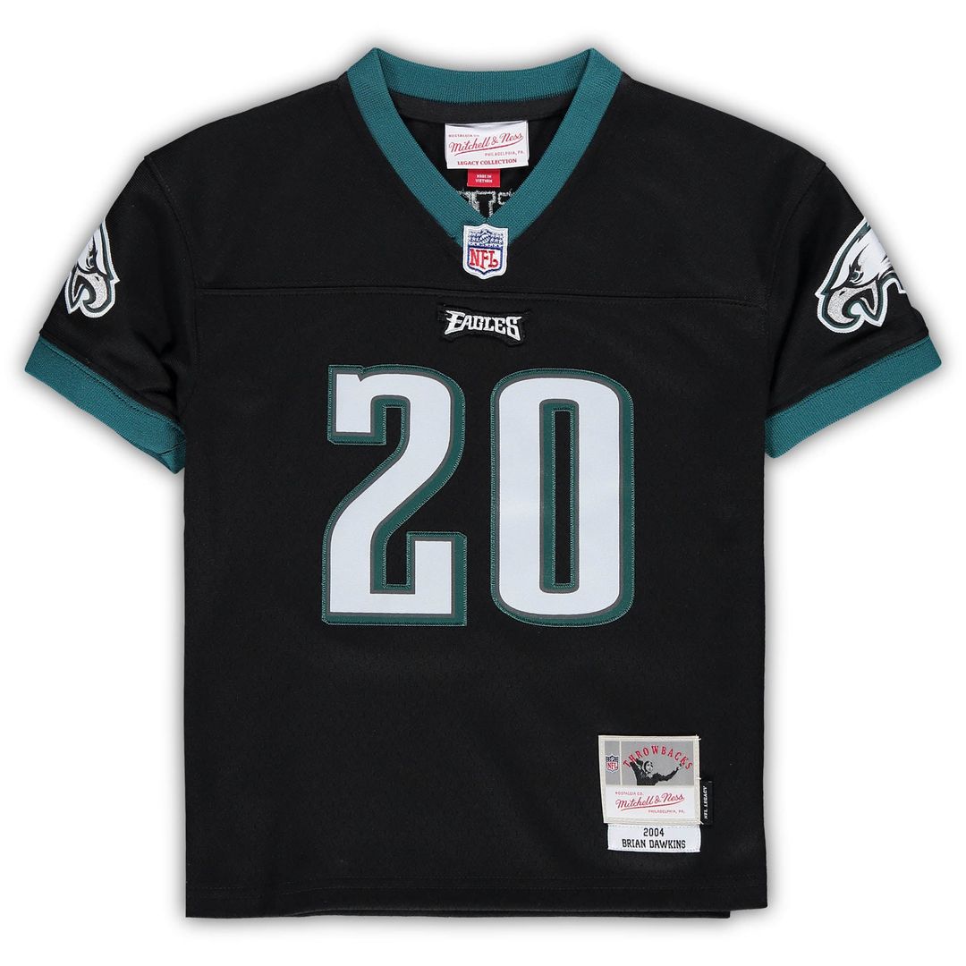 Brian Dawkins Philadelphia Eagles Mitchell & Ness Toddler 2004 Retired Legacy Jersey - Black Official NFL Team Apparel Football Fan Gear