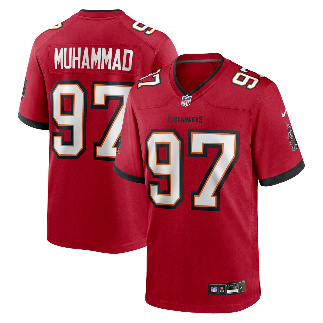 Al-Quadin Muhammad Tampa Bay Buccaneers Nike Team Game Jersey - Red Official NFL Team Apparel Football Fan Gear