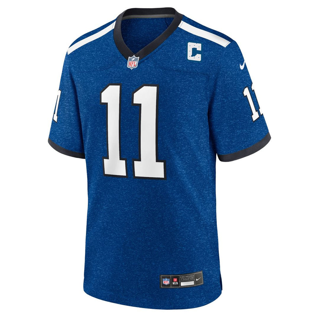 Indiana Nights Michael Pittman Jr. Indianapolis Colts Nike Alternate Game Jersey - Blue Official NFL Team Apparel Football Fan Gear