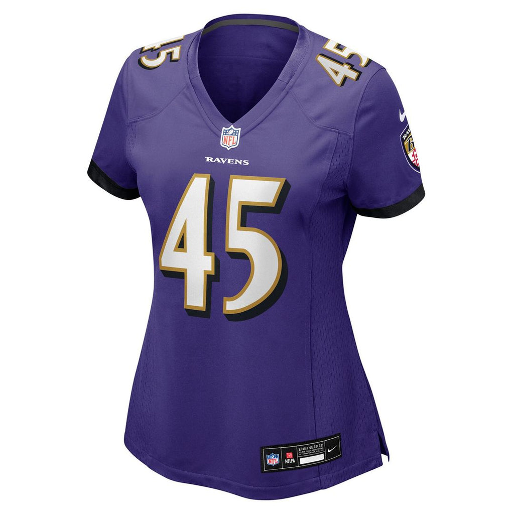 Mike Green Baltimore Ravens Nike Women's Team Game Jersey - Purple Official NFL Team Apparel Football Fan Gear