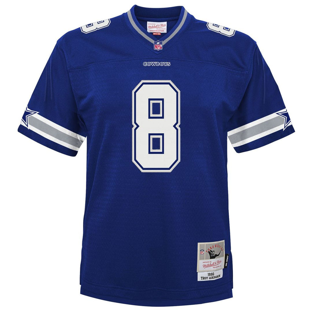 Troy Aikman Dallas Cowboys Mitchell & Ness Preschool 1996 Retired Player Legacy Jersey - Navy Official NFL Team Apparel Football Fan Gear