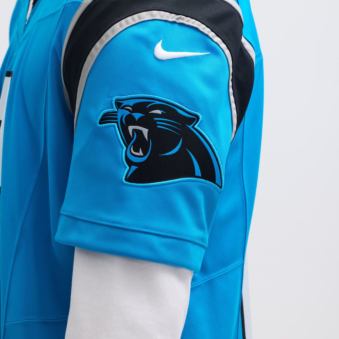Jaycee Horn Carolina Panthers Nike Vapor F.U.S.E. Limited Jersey - Blue Official NFL Team Apparel Football Fan Gear