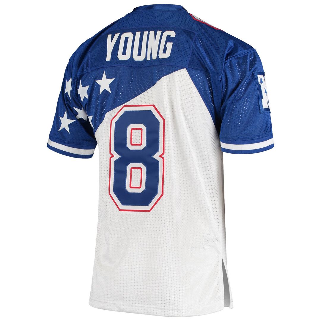 Steve Young NFC Mitchell & Ness 1994 Pro Bowl Authentic Jersey - White/Blue Official NFL Team Apparel Football Fan Gear