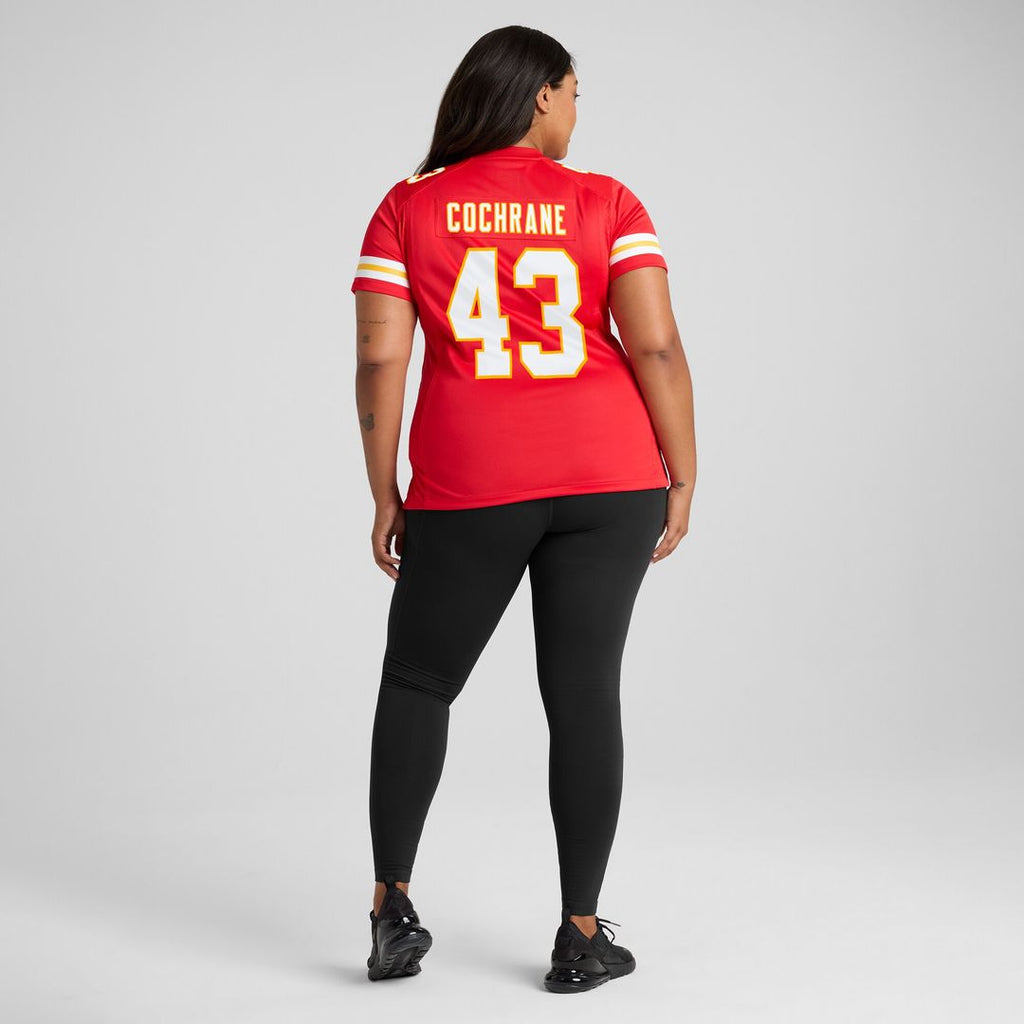 Jack Cochrane Kansas City Chiefs Nike Women's Game Player Jersey - Red Official NFL Team Apparel Football Fan Gear