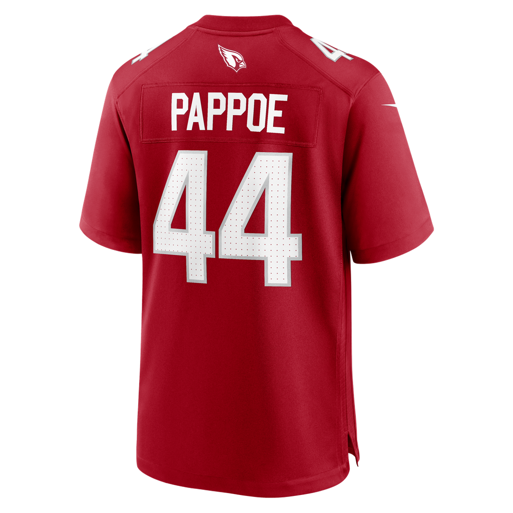 Owen Pappoe Arizona Cardinals Nike Team Game Jersey - Cardinal Official NFL Team Apparel Football Fan Gear