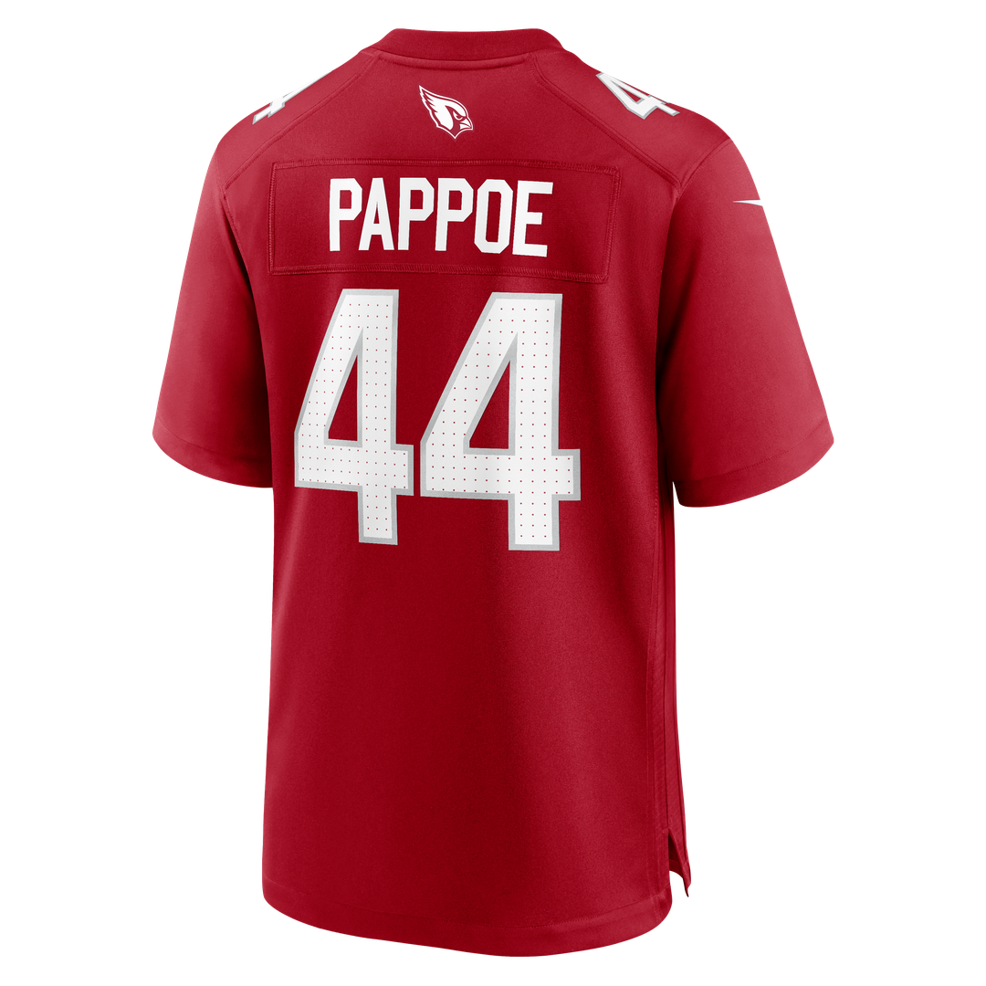 Owen Pappoe Arizona Cardinals Nike Team Game Jersey - Cardinal Official NFL Team Apparel Football Fan Gear