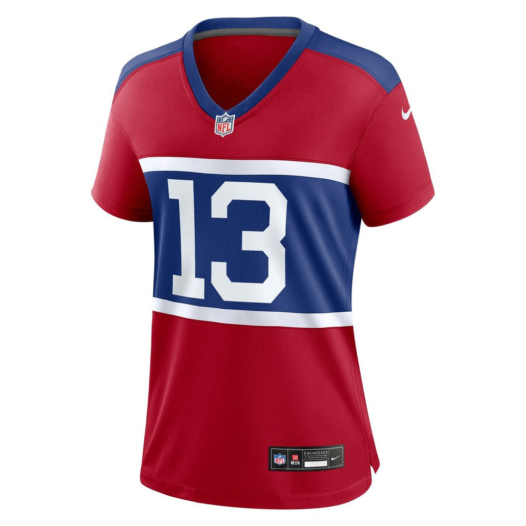 Jalin Hyatt New York Giants Nike Women's Alternate Player Game Jersey - Century Red Official NFL Team Apparel Football Fan Gear