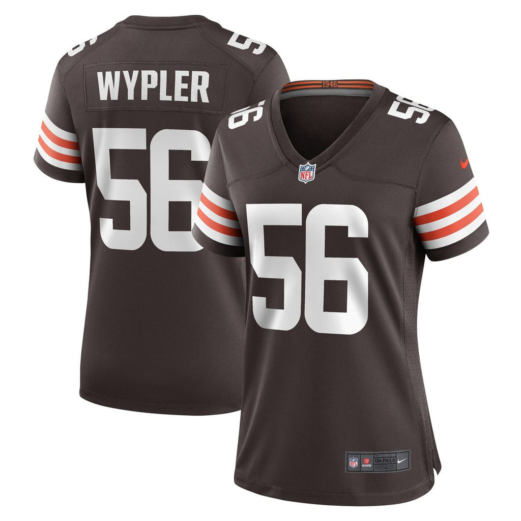 Luke Wypler Cleveland Browns Nike Women's Team Game Jersey - Brown Official NFL Team Apparel Football Fan Gear