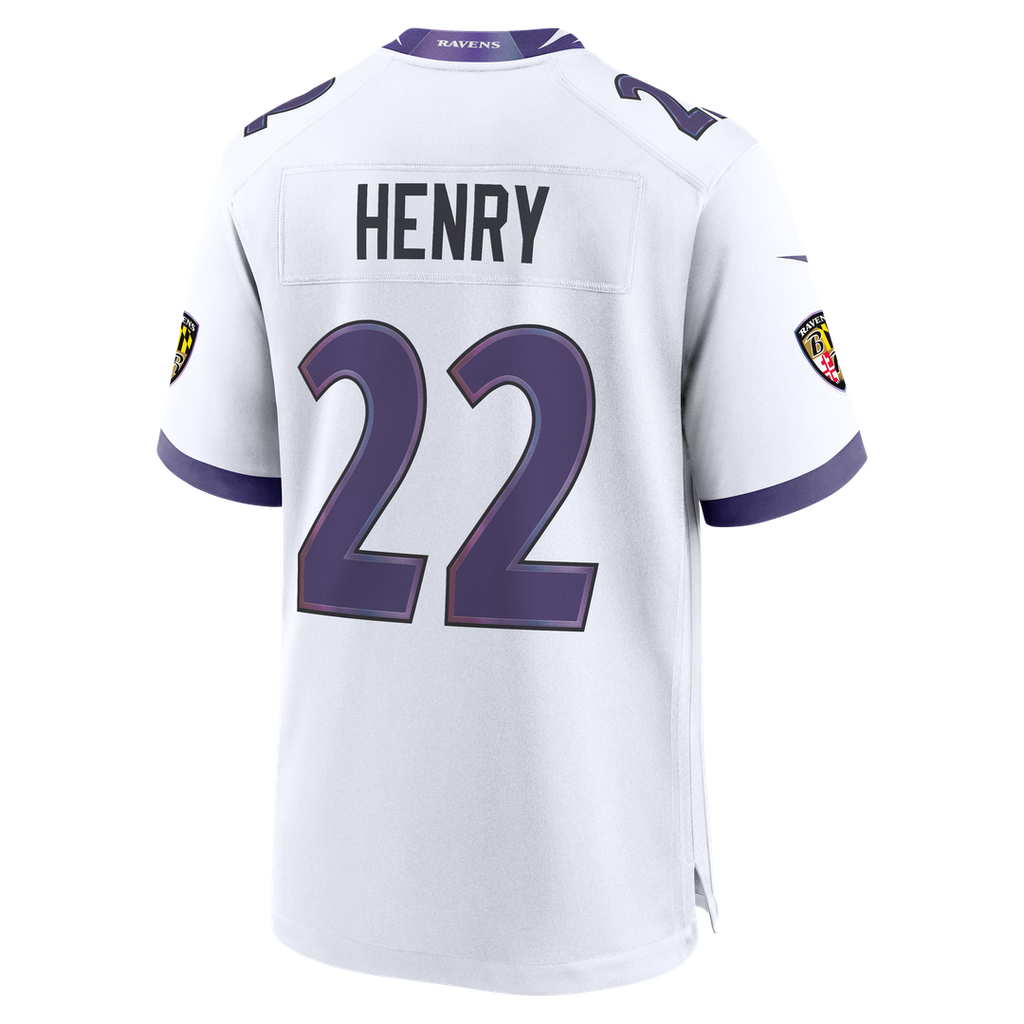 Derrick Henry Baltimore Ravens Nike Game Jersey - White Official NFL Team Apparel Football Fan Gear