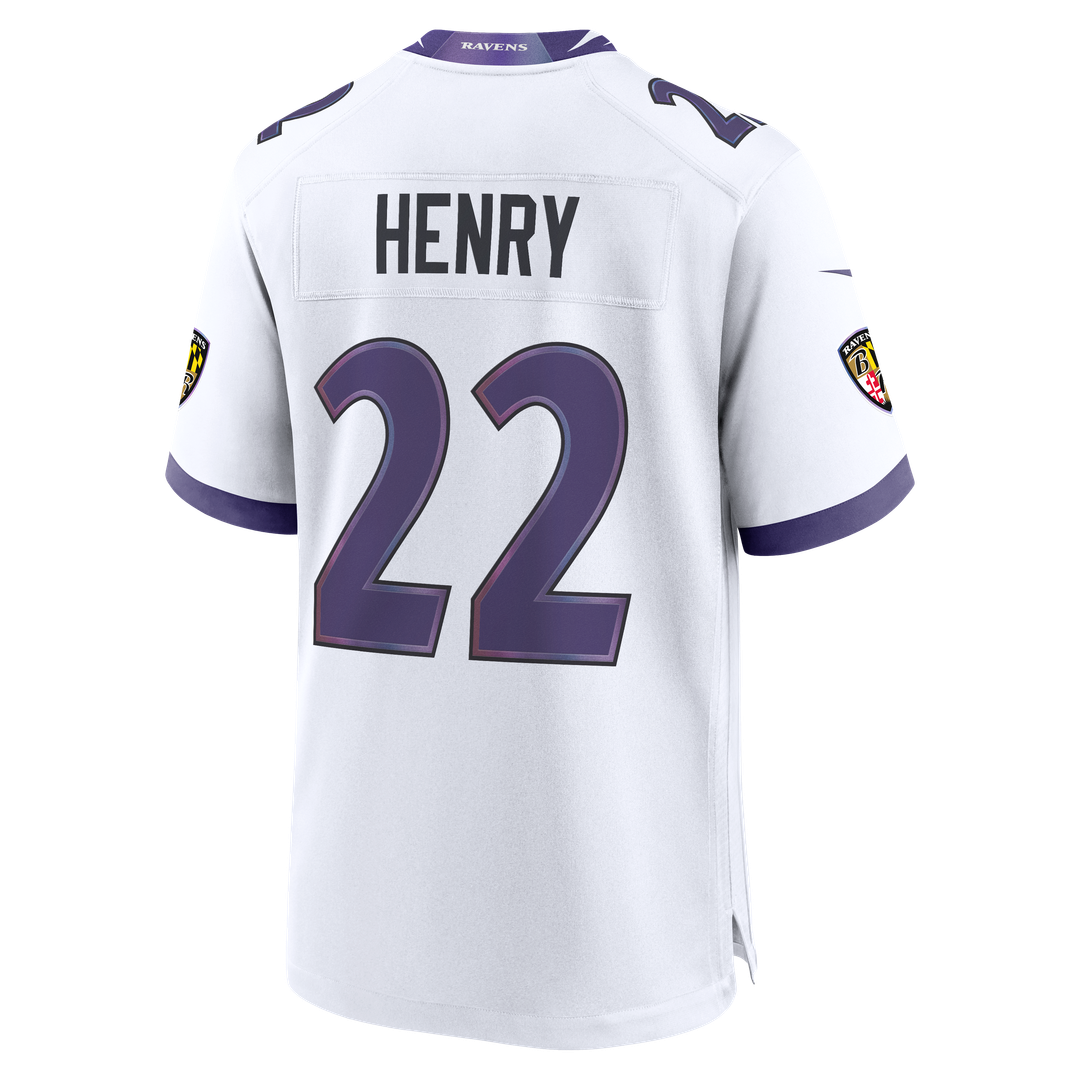 Derrick Henry Baltimore Ravens Nike Game Jersey - White Official NFL Team Apparel Football Fan Gear