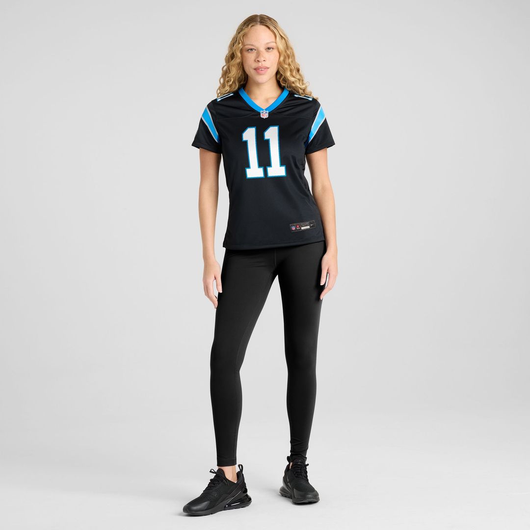 Nic Scourton Carolina Panthers Nike Women's Team Game Jersey - Black Official NFL Team Apparel Football Fan Gear