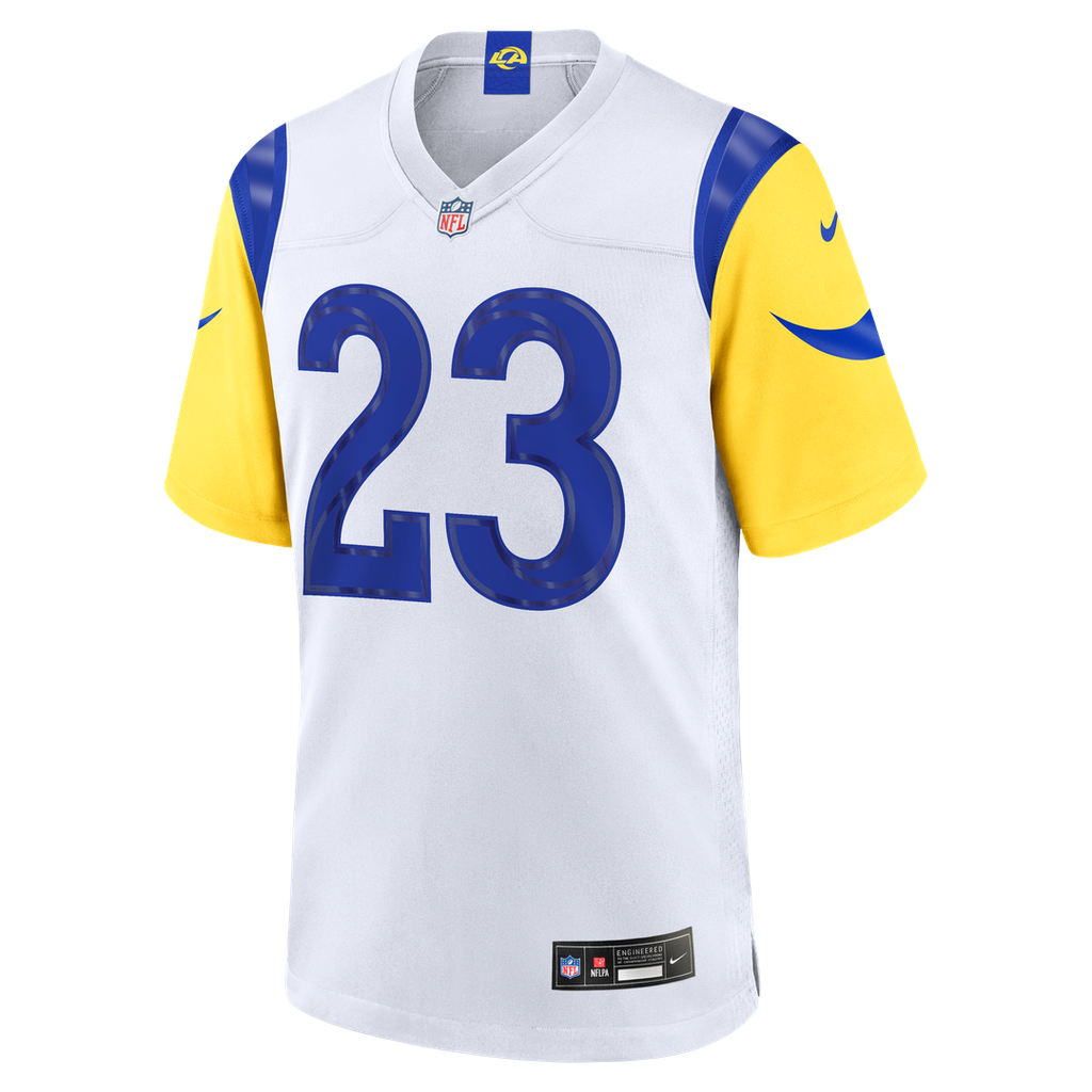 Kyren Williams Los Angeles Rams Nike White Game Player Jersey - White Official NFL Team Apparel Football Fan Gear