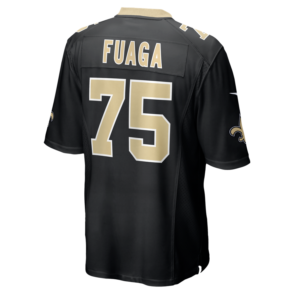 Taliese Fuaga New Orleans Saints Nike Player Game Jersey - Black Official NFL Team Apparel Football Fan Gear